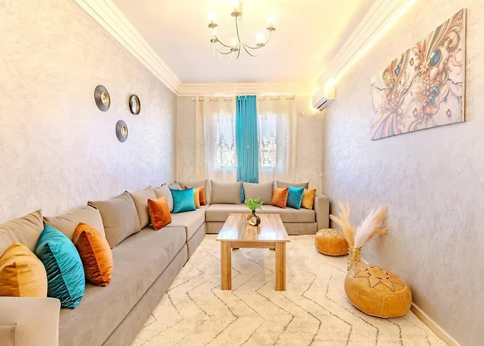 Appartement Ambre A Marrakech - Calme Et Elegance